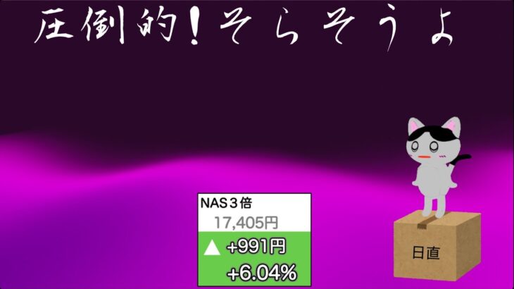 【米国株🇺🇸新NISA】出力最大！３００%！！　超弩級波動砲発射！【オルカン、S&P500TOP10, 178A,野村世界半導体, NASDAQ100, 投資信託】