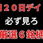 【見逃し厳禁】8月20日の超有望株はコレ！！SEKのデイトレ テクニック