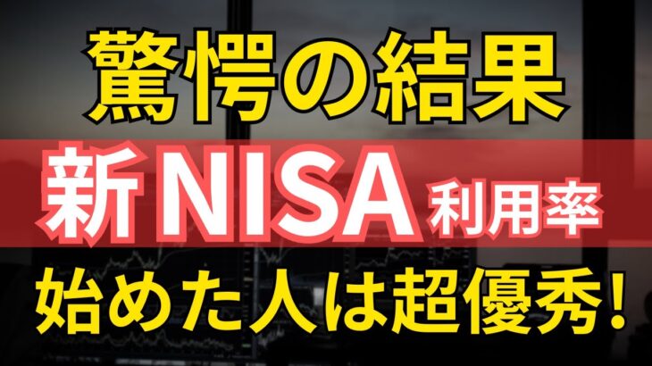 新NISAの利用率がヤバすぎた..オルカン, S&P500 みんなの投資先は？