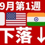 日本、アメリカ、インド株下落！ドル円142円台&米景気不安がNISA口座を直撃