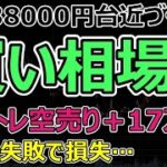 【デイトレード失敗】寄り付き17万円勝から引けに損切り