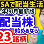 【月3万円の配当金を目指す】今から日本高配当株始めるならこの23銘柄【2024年9月最新利回りランキング】