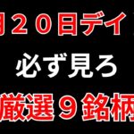 【見逃し厳禁】9月20日の超有望株はコレ！！SEKのデイトレ テクニック