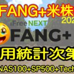 【米国株🇺🇸新NISA】FANG+投信予想  テスラありがとう!空気読まない力最高！雇用統計よ風を吹け！(S&P500 NASDAQ100 レバナス  Mag7)