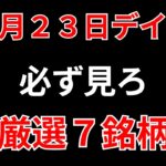 【見逃し厳禁】10月23日の超有望株はコレ！！SEKのデイトレ テクニック