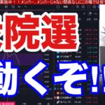 10/27，衆院選で日本株大荒れか⁉︎自公過半数割れで日経平均急落するの⁉円安、債券安で全滅。東京メトロ急落で半導体株も弱い。米国株、仮想通貨BTC、金先物強い。