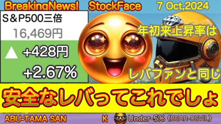 【米国株投信🇺🇸🇯🇵新NISA】FANG+投信 ハイハイ投信はここ！今日は校歌もあるよ！　S&P５００だって、レバッてほしい！　お尻だって洗ってほしいが今や常識！　SPXLはポイント投資の定番だ！