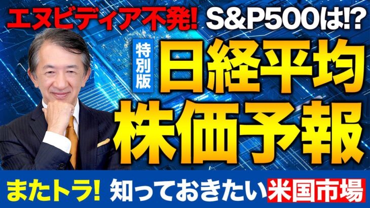 【株価予想】最新の日経平均×S&P500／米株高！が、エヌビディア不発！トランプリスク！米インフレ！どうなるS&P500？またトラ・米国市場！期待か失望か？／【新NISA投資初心者必見の特別版！】