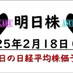 【明日株】明日の日経平均株価予想　2025年月日