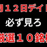 【見逃し厳禁】2月12日の超有望株はコレ！！SEKのデイトレ テクニック