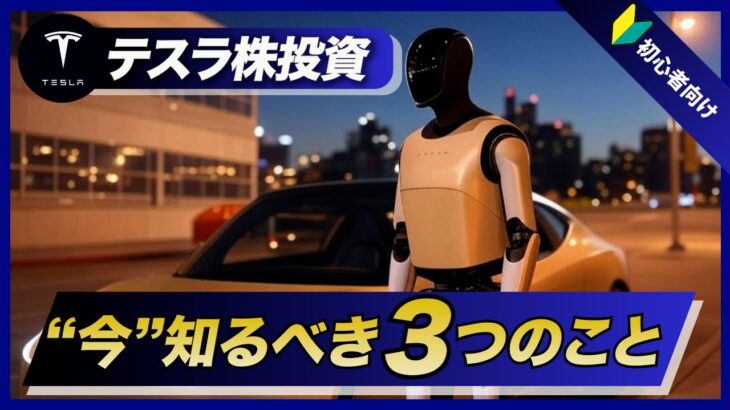 【初心者必見】テスラ株で失敗しないために”今”知るべき3つのこと