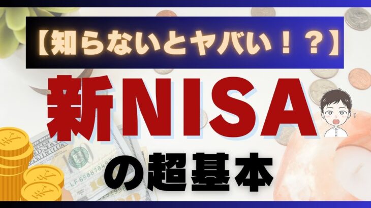 知らないとヤバい！？【新NISA】の超基本