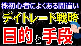 【株初心者の失敗あるある】デイトレード戦略の目的と手段のチガイ。日産とホンダ経営統合は白紙へ