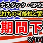 【ダウ・ナスダック・SP500】底打ちに入る米株、ただ今後の推移はさらに下落するかどうかの分かれ目に！最悪の場合は2022年相場の再来に！？【週間アメリカ株予想 2025/3/17～】